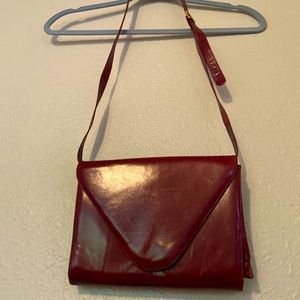 Red Wine Vintage Nordstrom Envelope Crossbody bag